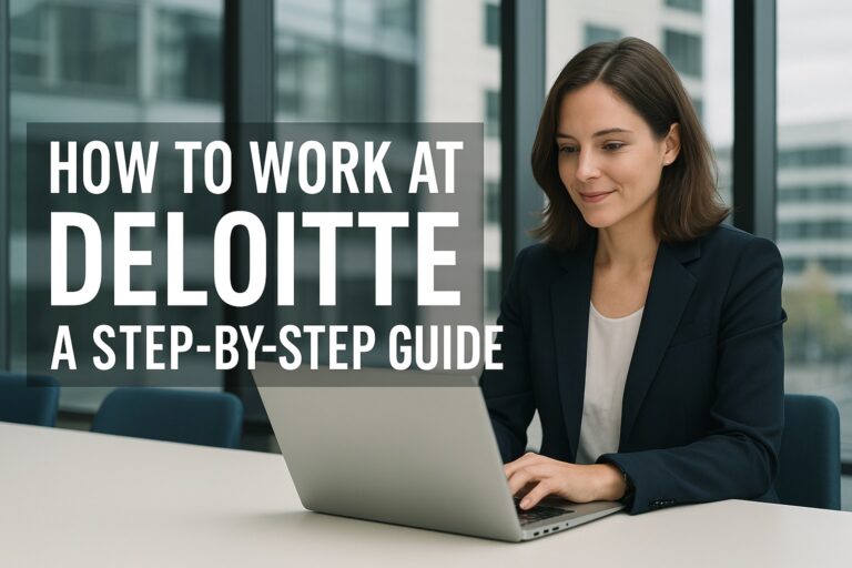 How to Work at Deloitte